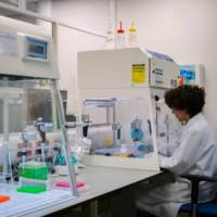 Genome sequencing research conducted at Guy\'s and St. Thomas\' Hospital in London in May. | BLOOMBERG