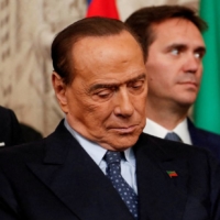 Prime Minister Giorgia Meloni and former Prime Minister Silvio Berlusconi in Rome in October 2022. | REUTERS