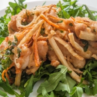 Kakiage (tempura fritters) are tried-and-true Japanese way to prepare in-season vegetables easily and economically. | MAKIKO ITOH