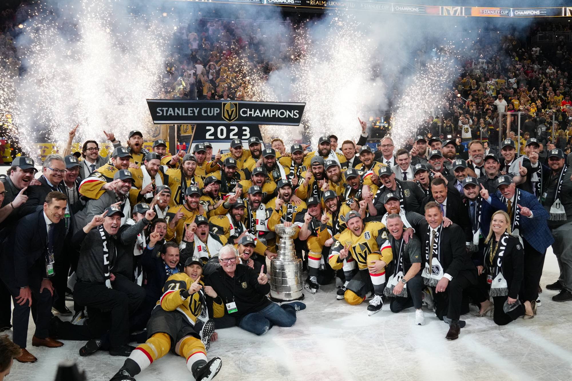 Vegas Golden Knights are the first team to get the Stanley Cup