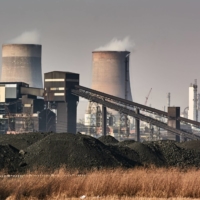 Coal supplies are stored near a Sasol plant that uses gasification to make fuel in Secunda, South Africa. | SECUNDA