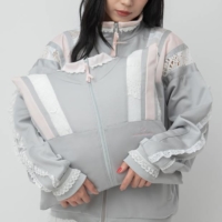 Keisuke Kanda’s first interior design-meets-fashion collection, a concentrated array of wearable cushions and curtains, was shown recently at Beams Harajuku to little international attention. | COURTESY OF KEISUKE KANDA
