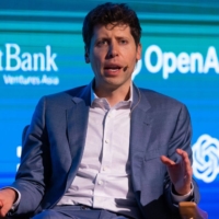 Sam Altman, chief executive officer of OpenAI, during a fireside chat organized by Softbank Ventures Asia in Seoul on June 9, 2023. | BLOOMBERG