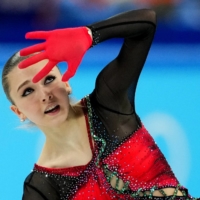 Kamila Valieva performs during the team figure skating event at the Beijing Olympics on Feb. 7, 2022. | REUTERS