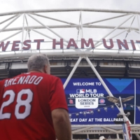 In addition to its plans to play a Paris series in 2025, MLB announced a return to London in 2024. | REUTERS