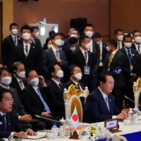 Both Japan and South Korea have been engaging more with ASEAN in recent years. Kishida, Yoon and then-Chinese Premier Li Keqiang attended the 25th ASEAN Plus Three Summit in Phnom Penh on Nov. 12. | REUTERS


ASEAN SUMMIT IN PHNOM PENH