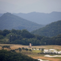 A Terminal High Altitude Area Defense interceptor in Seongju, South Korea, in June 2017. Seoul deployed the system at the request of the United States. | REUTERS