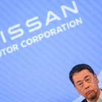 CEO of Nissan Makoto Uchida attends a news conference to unveil new agreement between Nissan and Renault in London, on Feb. 6.  | REUTERS