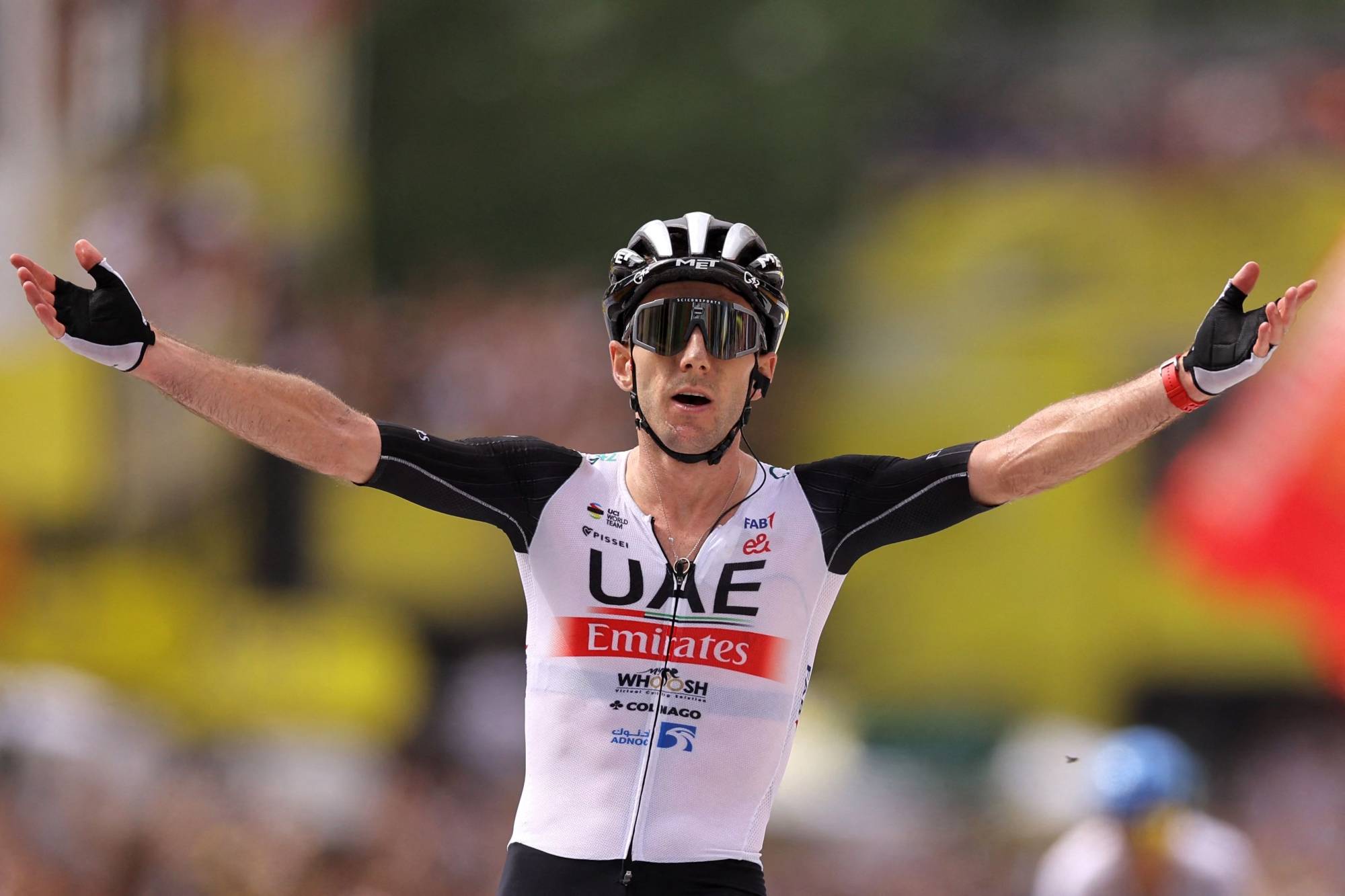 Adam Yates wins Tour de France opener ahead of twin brother - The Japan ...