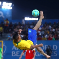 The second edition of the World Beach Games  was set to feature 14 sports including beach soccer, beach volleyball and surfing. | REUTERS