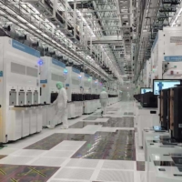 A semiconductor production line at Micron Memory Japan’s Hiroshima plant | CHUGOKU SHIMBUN
