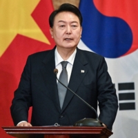 South Korean President Yoon Suk-yeol has said the new Nuclear Consultative Group had upgraded the alliance with the U.S. | AFP-JIJI
