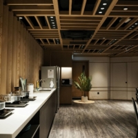 The kitchen of BeLIVING Youth Hub in Hong Kong. | REUTERS