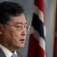 Qin visits Oslo in May. | NTB / VIA REUTERS