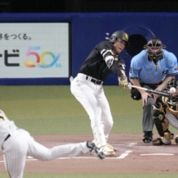 The Hawks\' Yuki Yanagita homered and drove in two runs to lead the Pacific League to a win on Wednesday night in the first of NPB\'s two All-Star games. | KYODO