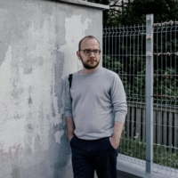 Igor Ilyash stands where his wife was arrested for reporting about the protests that took place there in 2020, at Peremen Square in Minsk, Belarus, earlier this month.  | NANNA HEITMANN / THE NEW YORK TIMES