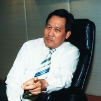 Sky chief: Thai Airways\' President Piyasvasti Amranand is tasked with returning the airline to its former glory. | KEVIN RAFFERTY