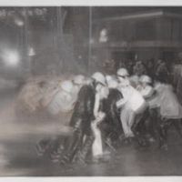 A civic wash: Bradley McCallum and Jacqueline Tarry\'s work \"Japan Waterspray,\" based on a 1968 image from The Japan Times photo archive | TOKYO WONDER SITE