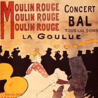 Views from a distance: \"Moulin Rouge, la Goulue\" by Henri de Toulouse- Lautrec (top) and \"Jeune Femme se Chaussant\" by Pierre Bonnard. | COURTESY OF EINEN &amp; TINI MIURA COLLECTION, KAWASAKI CITY MUSEUM / YOSHINO GYPSUM CO., LTD. (DEPOT AU YAMAGATA MUSEUM OF ART)