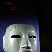 Ancient stone mysteries: A jade mask (1500-1000 BC) carved using only stone tools shows the artistic sophistication of the ancient Olmec civilization. | C.B. LIDDELL PHOTO