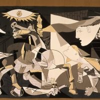 Pablo Picasso\'s \"Guernica\" (tapestry), 1983, (tapestry, wool, cotton) | (C) 2011-SUCCESSION PABLO PICASSO &#8212; SPDA (JAPAN)