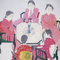 \"Red Clothes\" by Akino Fuku (1938) KYOTO | MUNICIPAL MUSEUM OF ART