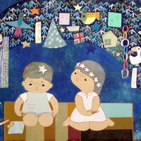 Hayashi Yoshio\'s \"Tanabata (Star Festival) Decorations\" (1962) | ADACHI MUSEUM OF ART