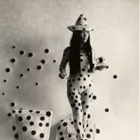 Yayoi Kusama in \"Performance Self-Obliteration by Dots,\" (1968) | HAL REIFF