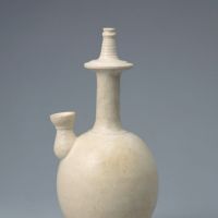 \"White Glazed Kundika,\" (Tang Dynasty, 8th century), a gift from Fujisaki Ryuzu | NEZU MUSEUM