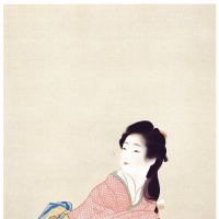 \"Daughter Miyuki\" (1914) by Shoen Uemura | ADACHIMUSEUM OF ART