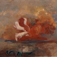 \"Le char d\'Apollon\" (c.1906-07) by Odilon Redon | MITSUBISHI ICHIGOKANMUSEUM, TOKYO