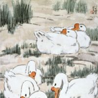\"Geese by Xu Beihong\" | KYOTO NATIONAL MUSEUM, SUMA COLLECTION