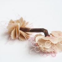 Fragile strength: Kimiaki Kageyama\'s delicate \"Rose\" is shaped from iron and painted with urethane resin. | GALLERY DEUX POISSONS