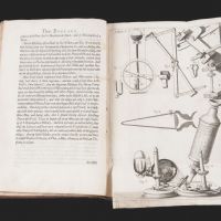 \"Micrographia\" by Robert Hooke (1665) First edition | HYOGO PREFECTURAL MUSEUM OF ART