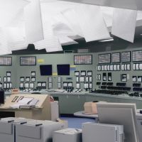 Paper weight: \"Control Room\" (2011) depicts a scene in a photo taken at the Fukushima No. 1 power-plant control room. | &#169; THOMAS DEMAND, VG BILD-KUNST, BONN / APG-JAA, TOKYO, COURTESY SPRUTH MAGERS BERLIN LONDON AND PKM GALLERY, SEOUL