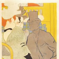 Henri de Toulouse-lautrec \"The Englishman at Moulin Rouge\" (1892) | ROYAL PICTURE GALLERY MAURITSHUIS