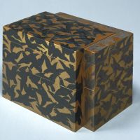 \"Tiered Sweets Box with Crows and Egrets\" (19th century) | PRIVATE COLLECTION