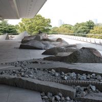 Cutting edge: The Shunmyo Masuno-designed stone garden on the fourth floor of the Canadian embassy makes fine use of the shakkei concept of borrowed views. | STEPHEN MANSFIELD PHOTOS