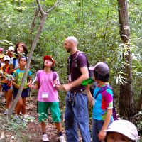 Learning about flora and fauna on a guided nature walk . | ENGLISH ADVENTURE / DAVID PADDOCK