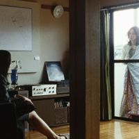 Sleeping rough: When Tetsuo (Go Ayano) falls out with his wife, his forlorn neighbor, Mari (Aya Takeko), lets him sleep on her veranda, in the modern romance drama \"Kodoku na Wakusei (In a Lonely Planet).\" | &#169; 2011 THE FILM SCHOOL OF TOKYO / TAKEFUMI TSUTSUI