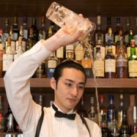 A dash of air: Certified  venenciador  Daiki Kanetaka prepares a Bamboo at Ginza\'s Bar High Five. Below: The cocktail\'s ingredients | WILL ROBB PHOTOS