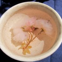 Floral flavor: Sakura-yu is a traditional \"tea\" made with cherry blossom. | MAKIKO ITOH