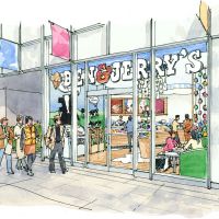 Frozen fancy: Flavors at Ben &amp; Jerry\'s will include Baked Alaska &#8212; vanilla with marshmallow and white chocolate polar bears. | MELINDA JOE