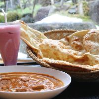 Indian curry at Hoheikyo Onsen hot spring. | DANIEL ROBSON
