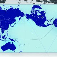 A new world: The AuthaGraph map projection of the Earth developed by Tokyo-based architect-cum-artist Hajime Narukawa. By accurately representing all the areas of land and sea, Narukawa\'s projection corrects those distortions in the 1569 Mercator projection (bottom of the story), which remains the standard view we have of the world to this day. | &#169; AUTHAGRAPH CO. LTD.