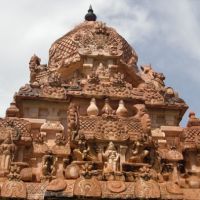 Gem of devotion: A detail from little-visited Gangaikondacholapuram, an 11th-century Chola-era temple which, with another named Darasuram, lies inland from Tranquebar. | JEFF KINGSTON PHOTOS