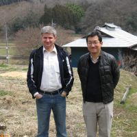 Like minds: Irradiated forests are the concern of Ukraine\'s Sergiy Zibtsev (left) and Japanese academic Tatsuhiro Ohkubo, seen here in Tochigi Pref. | WINIFRED BIRD