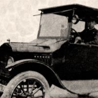 Black cab: One of the first taxis in Japan, a Model-T Ford in Tokyo, circa 1912. | TOKYO TAXI ASSOCIATION (TTA)