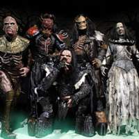 Eurovision winners and hard and ugly rockers Lordi (left to right: Amen, Kita, Mr. Lordi, Ox and Awa) tour Tokyo, Osaka and Nagoya April 9-13. | &#169; 2011 SUSHI MOVIE, LLC