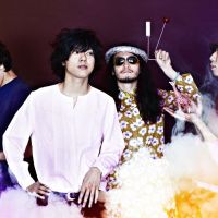 Go West: The members of Owarikara (from left: Kenta Kawano, Hyouri Takahashi, Fumihiko Tsuda and Taku Kameda) took part in the first Next Music From Tokyo tour. Vocalist Takahashi said the experience was \"amazing\" and the band learned a lot. | EISEI BUNKO MUSEUM, TOKYO